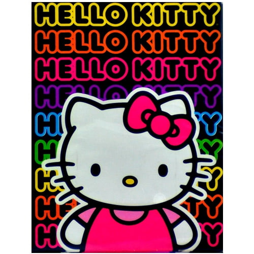 Neon Hello Kitty Favor Bags (8 Pack) - Party Supplies