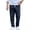 Black, variant on MexChoioe Mens Straight Leg Jean Pants Drawstring Elastic Waist Loose Casual Trousers for Fall Winter