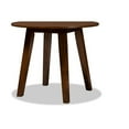 thumbnail image 4 of Ela Modern and Contemporary Walnut Brown Finished 35-Inch-Wide Round Wood Dining Table, 4 of 5