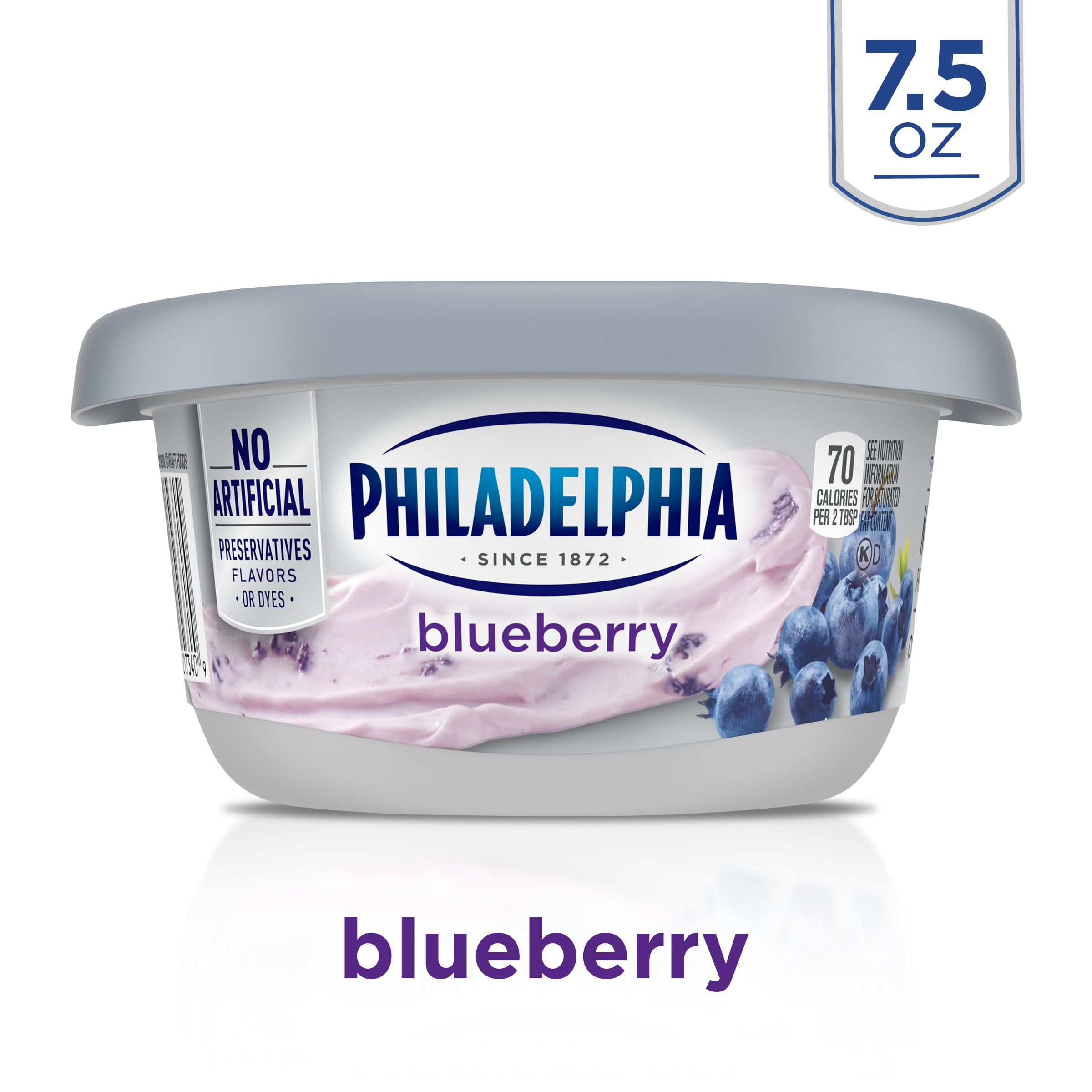 Philadelphia Blueberry Cream Cheese Spread, 7.5 oz Tub