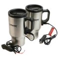 thumbnail image 1 of Wagan Corporation 2227-1 SLV 2 Count 16 Oz Stainless Steel Heated Travel Mug, 1 of 4