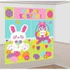 Amscan Bunny and Egg Wall Decoration, Multisizes, Multicolor
