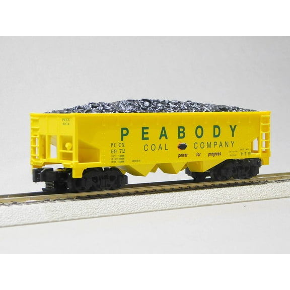 Lionel American Flyer Peabody Coal Company 3 Bay Hopper #6972 S Gauge