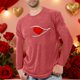 thumbnail image 1 of Ceisia Men Casual Fashion Print Round Neck Pullover Long Sleeve Sweatshirt Gift, 1 of 4