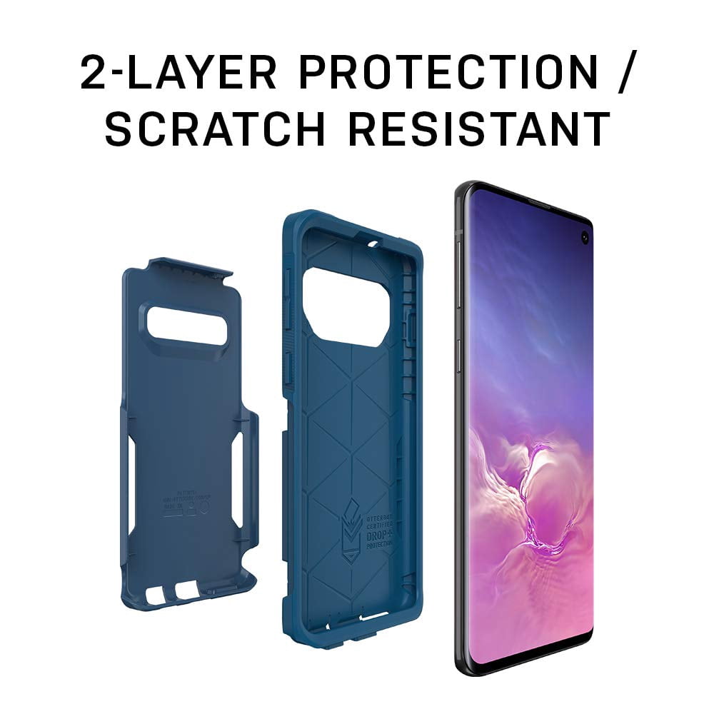 OtterBox Commuter Series Case for Galaxy S10+, Bespoke Way Blue