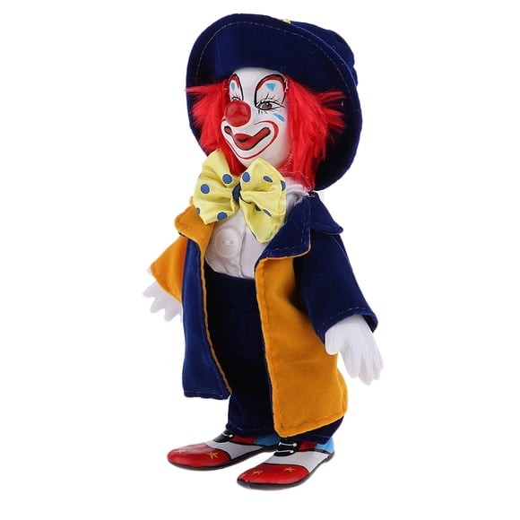 Muñeco de Porcelana Payaso Sunnimix Regalos de Cumpleaños Decoración Navideña