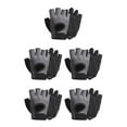 thumbnail image 2 of Wweixi 1 Pair Sports Gloves Portable Outdoor Cycling Breathable Shock Absorption Mitts Elastic Nonslip Riding Protection Mittens Gray L 5PCS, 2 of 6