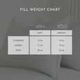 thumbnail image 7 of Highland Feather 800 Loft European White Down Pillow 700TC Pure Cotton Casing, One Pillow, 7 of 7