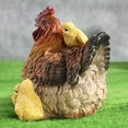 thumbnail image 5 of Home Decor Resin Hen Statue Realistic Chicken Statue Suitable Garden Outdoor Decoration Desktop Ornament Practical 4.7" X 4.5" X 3.9", 5 of 6