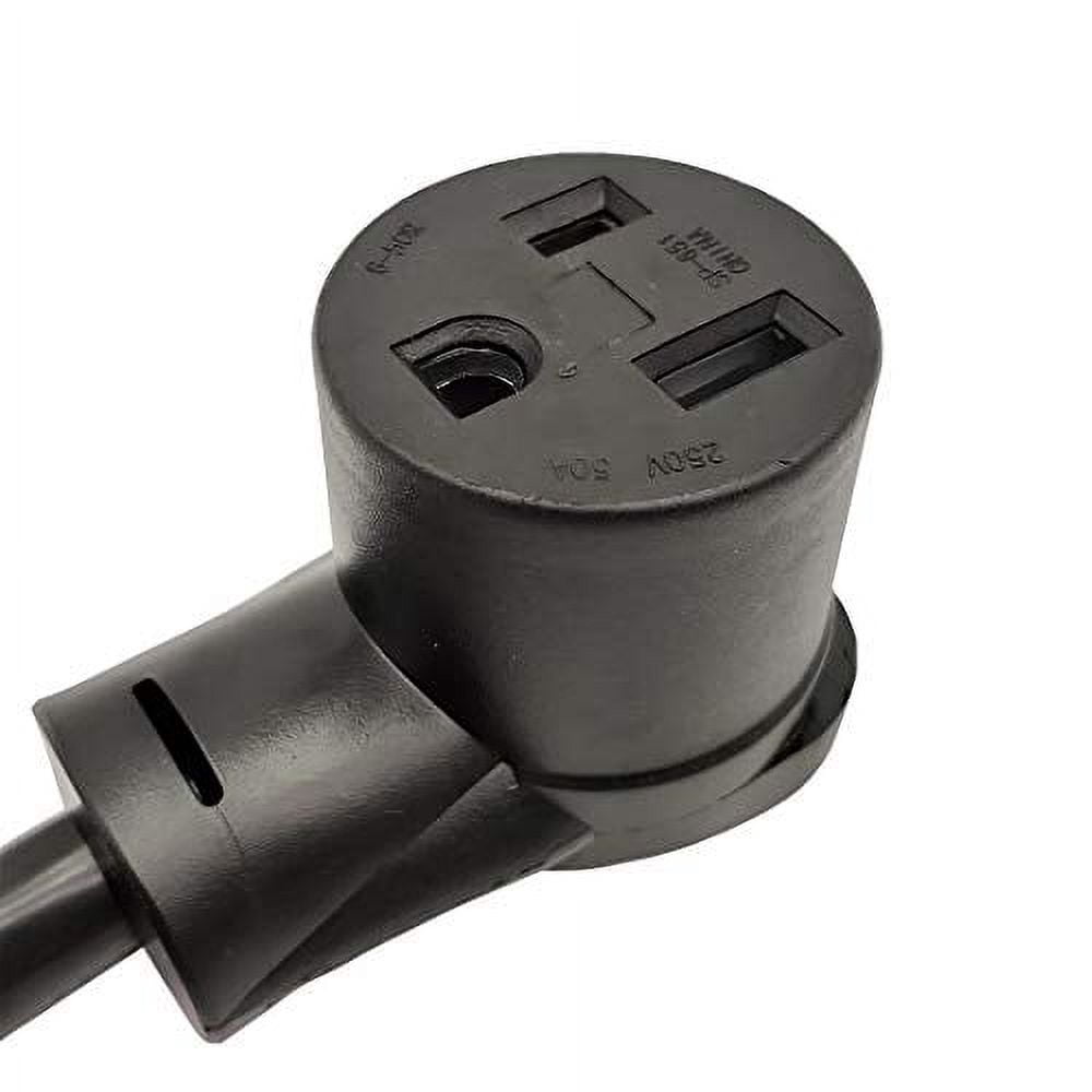 Parkworld 691920 Generator to Welding Adapter cord NEMA L14-20 Plug 4-Prong 20A Locking Male to Welding NEMA 6-50 Receptacle 50A Female