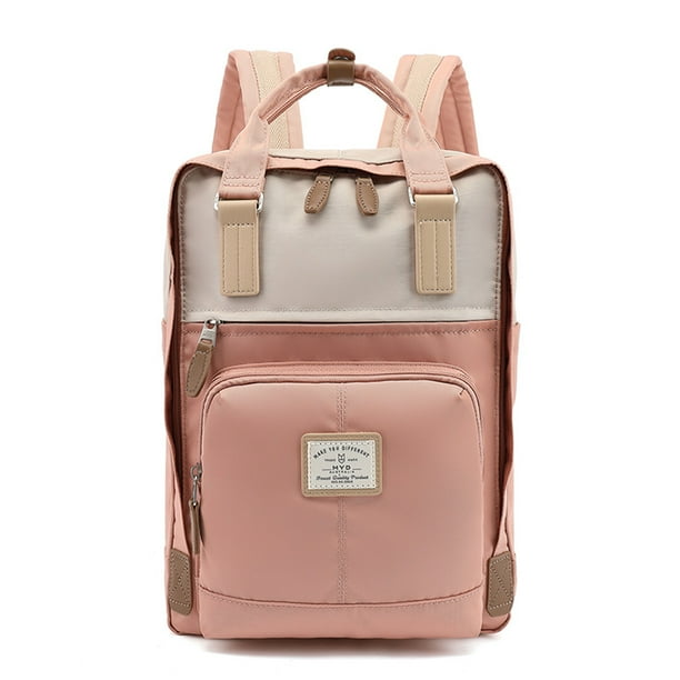 Korean backpack cheap pink
