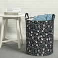 thumbnail image 6 of Fotbe Dog Paw Pattern Laundry Basket with Handles, Waterproof Large Laundry Hamper, Wash Bag for Corner Dorm, Rolling Laundry Basket with Handles-Medium, 6 of 6