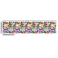 thumbnail image 3 of Grunge Sofa Upholstery Fabric by the Yard, Repetitive Pattern of Weathered Flowers Ornament on Geometric Concept Background, Decorative Fabric for DIY and Home Accents, Multicolor by Ambesonne, 3 of 5