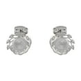 thumbnail image 2 of Gold Coast Platinum Plated Freshwater Pearl and Cubic Zirconia Earring Set, 2 of 4