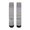White Marble Pattern, variant on White Marble Pattern Women's Crew Socks, Mid-calf Polyester Running Athletic Socks with Reinforced Heel & Toe, Moisture Wicking Gifts Ideas for Holiday Birthday Gifts