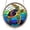 b, variant on NovaStitch Triple Layer 2D Acrylic Sun Catcher Puzzle Window Hanging Decor 2mm Thick Per Piece Translucent Sticker for Home Office Glass Door Art