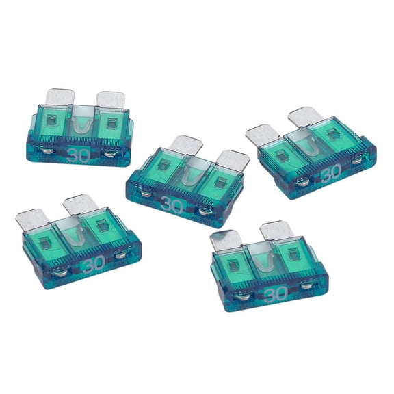 RoadPro RPATO30 Green 30 AMP Vehicle Fuses (5 Pack)