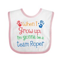 Inktastic Future Team Roper Cowboy Rodeo Boys or Girls Baby Bib