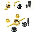 thumbnail image 6 of deevoka PVC Thread Maker Tool Screw Extractor Set Bolt Removal Tool Accessory 1/2 3/4 1 inch Dies Reusable Double Head Plumbing Tool Without Thread Tap, 6 of 9