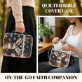 thumbnail image 4 of Xoenoiee Deer Camo American Flag Print Bible Cover Case for Women Men Large Bible Cover with Handle Quilted Bible Carrying Case Bible Study Supplies Accessories with Pocket, 4 of 7
