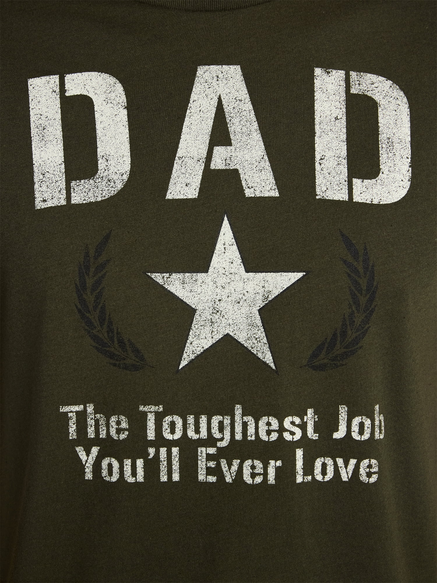 Father's Day Men's Army Ranger Dad Graphic Tee by Way to Celebrate, Sizes XS-5XL