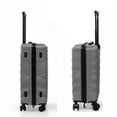 thumbnail image 7 of DUKAP RAV 20" Hardside Luggage with Spinner Wheels, Handle and Trolley, Silver, 7 of 7