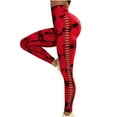 thumbnail image 7 of UTSJKR Tie Dye Sexy Leggings for Women High Waist Yoga Pants, Scrunch Butt Lifting Elastic Tights Fashion Side Cut Out Yoga Pants Red S, 7 of 7