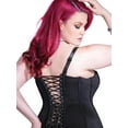 thumbnail image 2 of Coquette Queen Black Dame Corset 3728X Black, 2 of 3