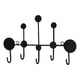 thumbnail image 5 of Perchero de pared portátil para probador, decorativo, para colgar en la pared, para guardar toallas pequeño y negro, 5 of 9