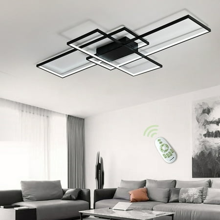 

TOVINX 55Inch Flushmount Mounted Ceiling Lamps Remote Control For Living Room