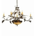 thumbnail image 7 of Meyda Tiffany 126808 Greenbriar Oak 11 Light 42" Wide Taper Candle Style Chandelier -, 7 of 7