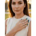 thumbnail image 6 of Sterling Silver Cz Thin V shaped Ring for Women and Teens - Size 7, 6 of 9