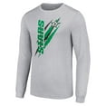 thumbnail image 2 of Men's Starter Heather Gray Dallas Stars Color Scratch Long-Sleeve T-Shirt, 2 of 3