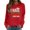 Red, variant on Christmas Sweatshirt for Men Women Long Sleeve Loose Casual Crewneck Pullover Sweatshirts for Couples