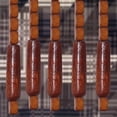 thumbnail image 4 of Wooden Bead Curtain 35.4"x68.9", Bamboo Door Beads with Plum Blossom Pattern, 32 Strands Handmade, for Doorway Closet Room Divider, Coffee, 4 of 10