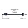 thumbnail image 4 of TrakMotive FD-8036 CV Axle Shaft Premium OEM Replacement, 4 of 4