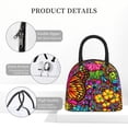 thumbnail image 4 of Balery Butterfly Garden Bolsa de Almuerzo para Mujeres, Caja de Almuerzo, Bolsa de Almuerzo Pequeña Impermeable, Tote de Almuerzo Reutilizable con Gran Capacidad, 4 of 6