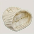 thumbnail image 6 of Womens Winter Knit Beanie with Ear Protection Thickened Lined Woolen Cap for Cycling Warm Outdoor Thermal Hat for Women, 6 of 6