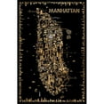 thumbnail image 3 of Esquer, Rafael 13x18 Black Modern Framed Museum Art Print Titled - Glam New York Collection-Manhattan, 3 of 5