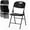 Black (650 LBs), variant on JINSEED 10 Pack Plastic Folding Chair, Lightweight Portable Party Banquet Event Chairs for Outdoors, White