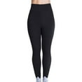 thumbnail image 2 of asjyhkr Yoga Pants Women Stretch High Waist Tights Lightweight Breathable Running Workout Gym Base Layer Pants, 2 of 5