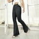 thumbnail image 4 of Pantalones acampanados de mezclilla con costuras finas elásticas de pierna ancha de cintura alta a la moda para mujer Fridja  hfkajh103360, 4 of 6