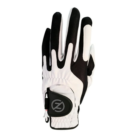 White Golf Glove - Zero Friction Men's Golf Glove, Left Hand, One Size, White