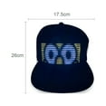 thumbnail image 1 of Sombreros LED LED Pantalla LED Gorras De Mensajes Luz LED Sombrero BT Personalizable Mensajes De Bricolaje 22 Animaciones 20 Imágenes Modo Música Gorra De Béisbol Para Fiesta De, 1 of 7