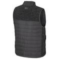 thumbnail image 3 of Men's Colosseum Charcoal Washington Huskies Nightman Full-Zip Puffer Vest, 3 of 3