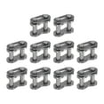 thumbnail image 1 of Uxcell 12Pack #25 Conector de Cadena Enlace Rodillo, Enlaces Divididos de Acero al Carbono de 1/4" Pitch para Cadena 04C, 1 of 6