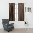 thumbnail image 7 of CUH Brown Blackout Roman Curtains for Kids Bedroom Thermal Insulated Curtains Rod Pocket Tie Up Shade Curtains 1-Panel for Small Windows Bathroom Kitchen (46 x 54 Inches Long), 7 of 7