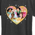 thumbnail image 3 of Disney Princess - Group Heart Short Sleeve Graphic T-Shirt, 3 of 5