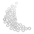 thumbnail image 1 of 50 Pcs Rondelles Plates 304 Fixations Rondelles pour Vis Joints d'Étanchéité de Rondelle Plate 3/8 Rondelles Plates en Acier Inoxydable Rondelles pour Réparation Générale Rondelle pour Réparation Acier Inoxydable 304 Argent, 1 of 9