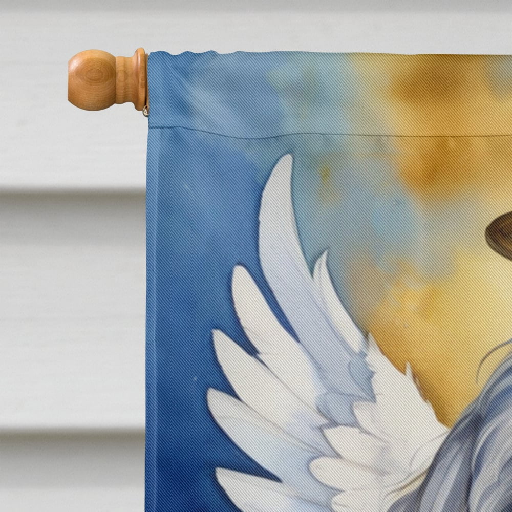 Caroline's Treasures DAC7089CHF Tibetan Terrier My Angel House Flag Large Porch Sleeve Pole Decorative Outside Yard Banner Artwork Wall Hanging, Polyester, House Size, Multicolor